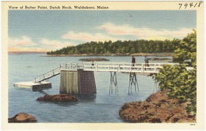 View of Butter Point, Dutch Neck, Waldoboro, Maine
