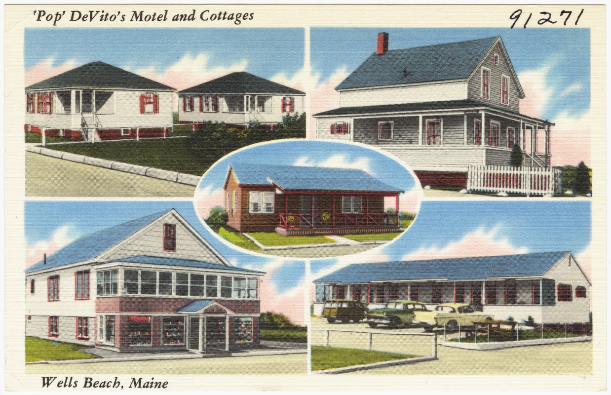 "Pop" DeVito's Motel and Cottages, Wells Beach, Maine