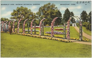 Beardsley Park, showing botanical garden, Bridgeport, Conn.