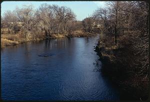 From bridge at Farwell/North St. - West toward Waltham