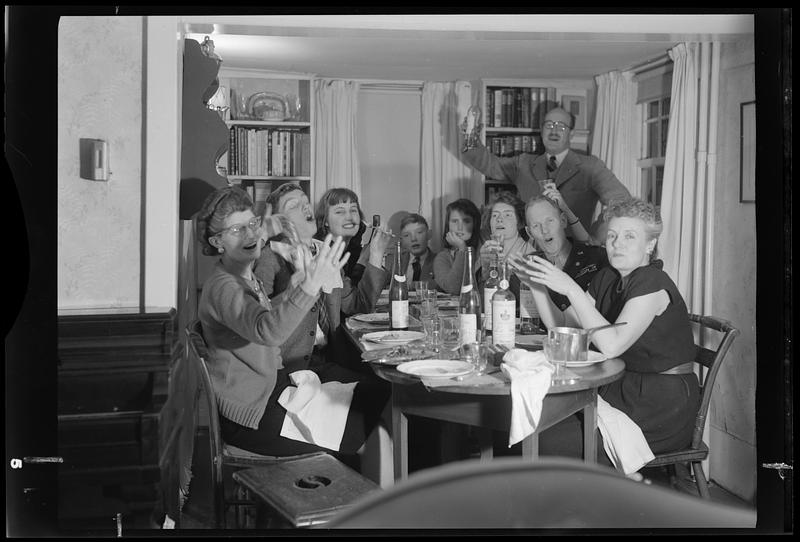 Dinner party Digital Commonwealth