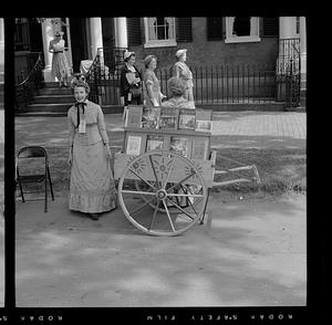 Woman and cart, Chestnut Street Day