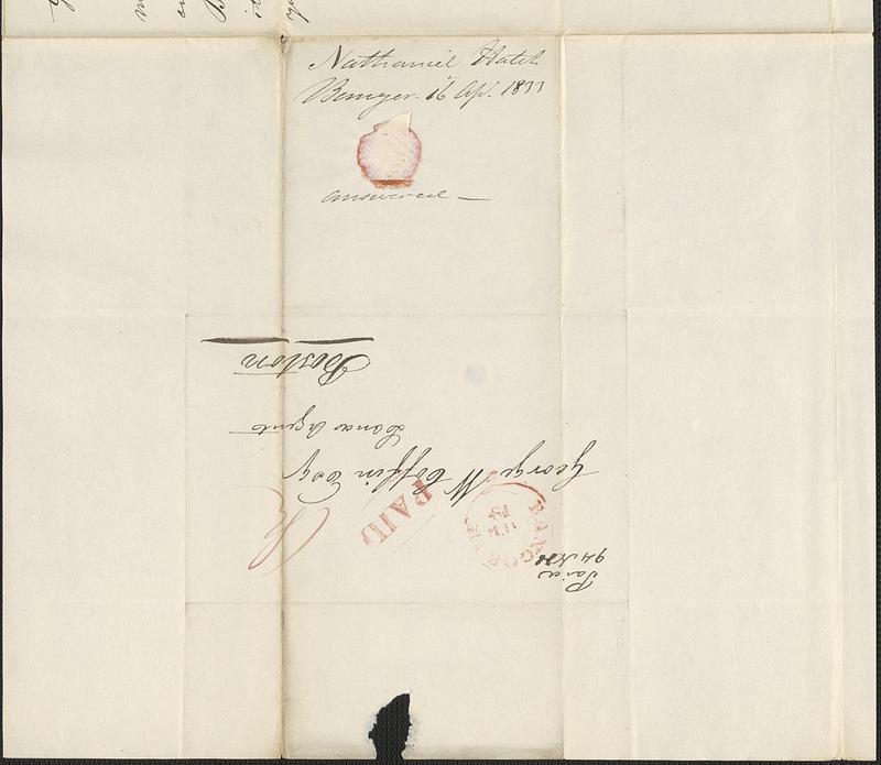 Nathaniel Hatch to George Coffin, 16 April 1833 - Digital Commonwealth