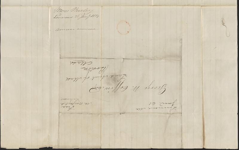 Moses Burley to George Coffin, 20 January 1839 - Digital Commonwealth