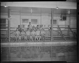 The Springfield College Swimming Team, 1960-61