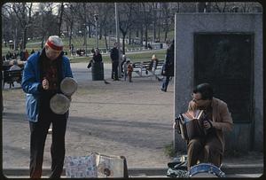 Street musicians, Boston Common