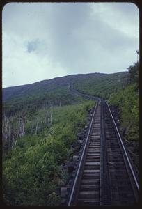 New Hampshire trip, cog R.R. tracks, Mt. Washington