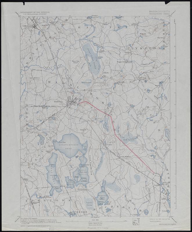 Middleboro Sheet Massachusetts Digital Commonwealth