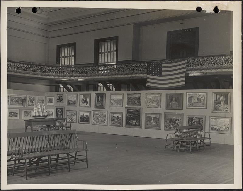 Massachusetts WPA Art Project exhibition, Gloucester City Hall