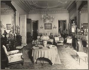 Boston, Francis Beebe House, interior, sitting room