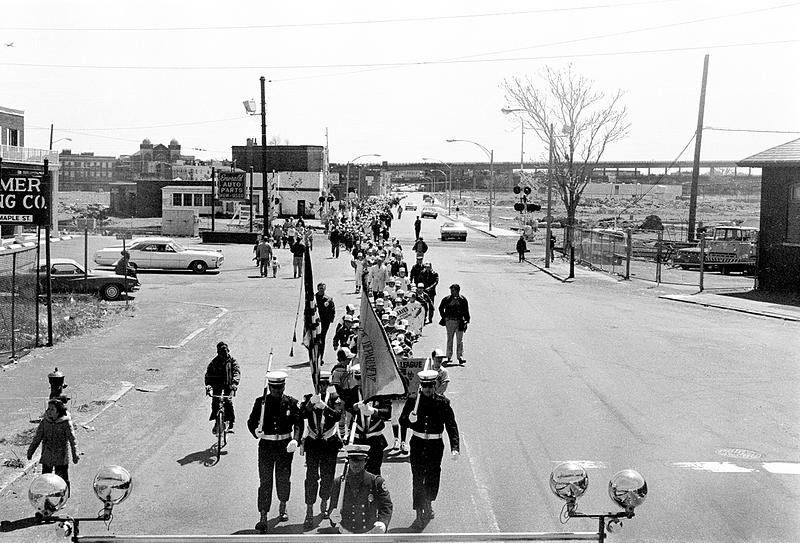 Parade opening day Everett Avenue