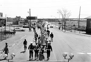 Parade opening day Everett Avenue