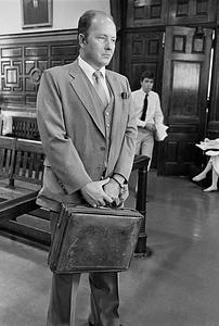Sergeant Williard, handcuffed briefcase with evidence