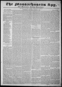 The Massachusetts Spy, and Worcester County Advertiser