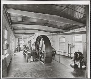 Steam Engine Room, Government Mill, 1895