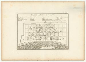 Plan de la Nouvelle Orleans sur les manuscrits du Depot des Cartes de la Marine