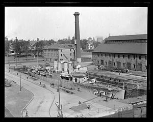 USS McFarland in dry dock at Charlestown Navy Yard