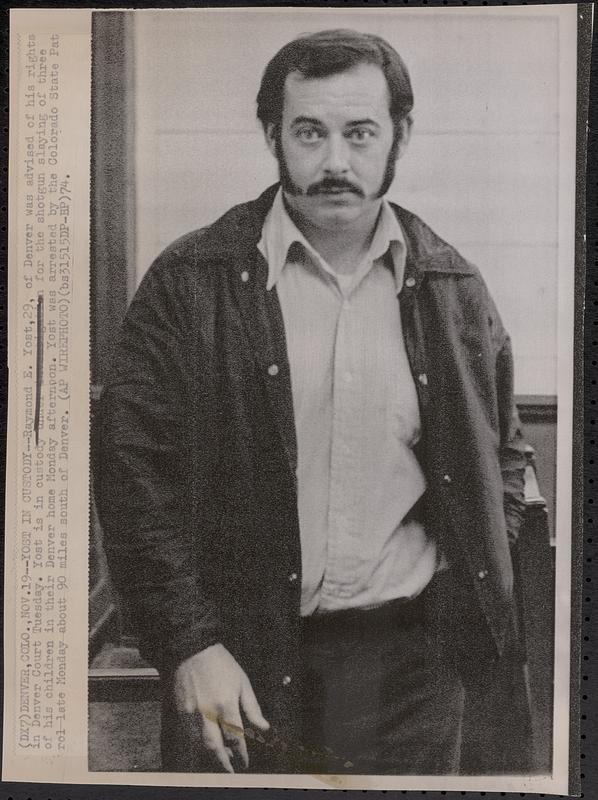 Yost in custody