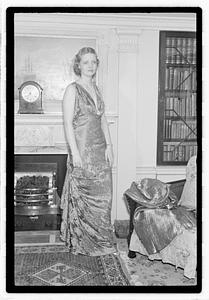 Woman in formal dress