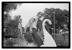 Wm Hanscomb swan boat