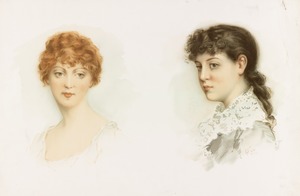 Portraits of two women