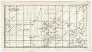 Partie de la carte du Capitaine Cluny, auteur d'un ouvrage anglois intitulé American Traveller publié à Londres en 1769