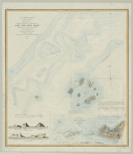 Sketch A No. 5 showing proposed site for a light house on Sow and Pigs Reef