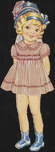 Bonny paper doll in outfits