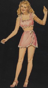 Lana paper doll