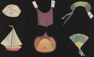 Bess paper doll accessories
