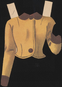 Clothes for Betty Grable paper doll with hands out