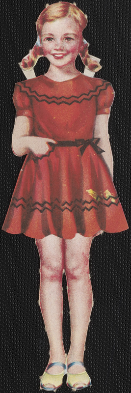 Gloria paper doll in outfits