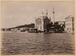 View of Ortaköy Mosque from the Bosphorus