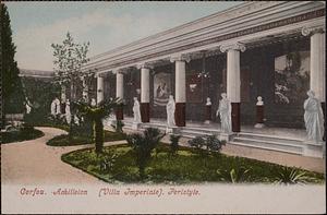 Corfou. Achilleion. (Villa imperiale.) Peristyle