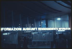 Information desk, Roma Termini train station, Rome