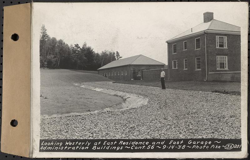 Contract No. 56, Administration Buildings, Main Dam, Belchertown