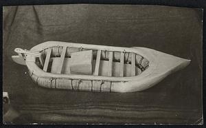Unsinkable lifeboat invented by R.A Dobson or R.A. Dodson of Batavia St.
