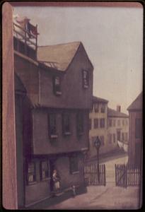 Wells-Adams House Boston Salem Street near Parmenter Square, Susan M. Lane, artist