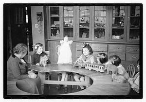 Mabel Adams, principal of Horace Mann School