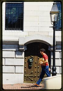 Boston: Entrance to Somerset Club Beacon Hill, 1984