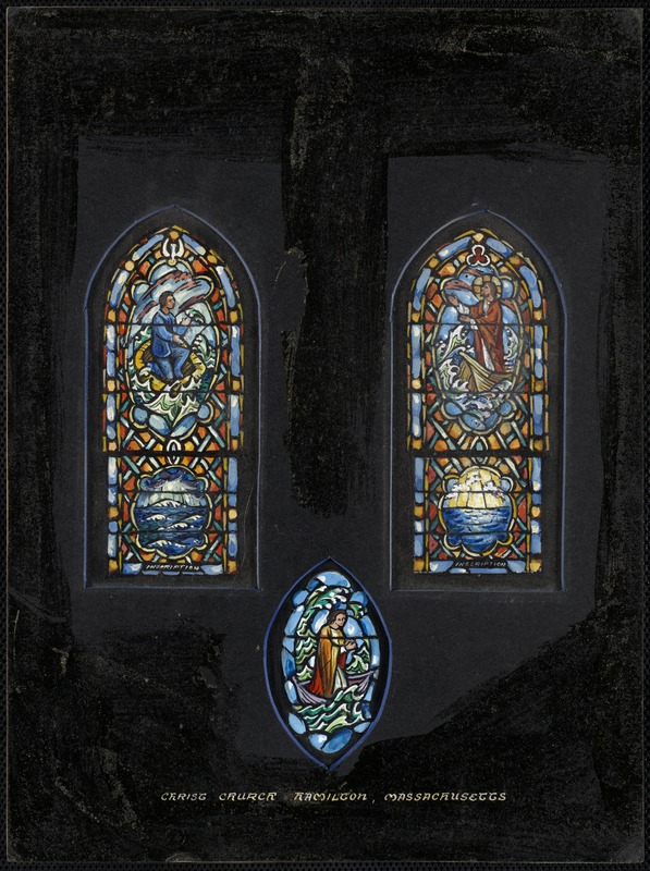 Christ Church, Hamilton, Massachusetts. Aisle window