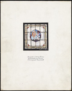 Design for a library window, Reformatory for Women, Framingham, Massachusetts