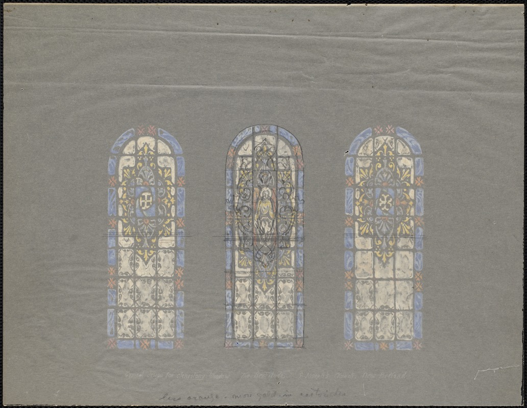 Typical Design For Clerestory Window The Beatitudes S Josephs Church New Bedford 1979