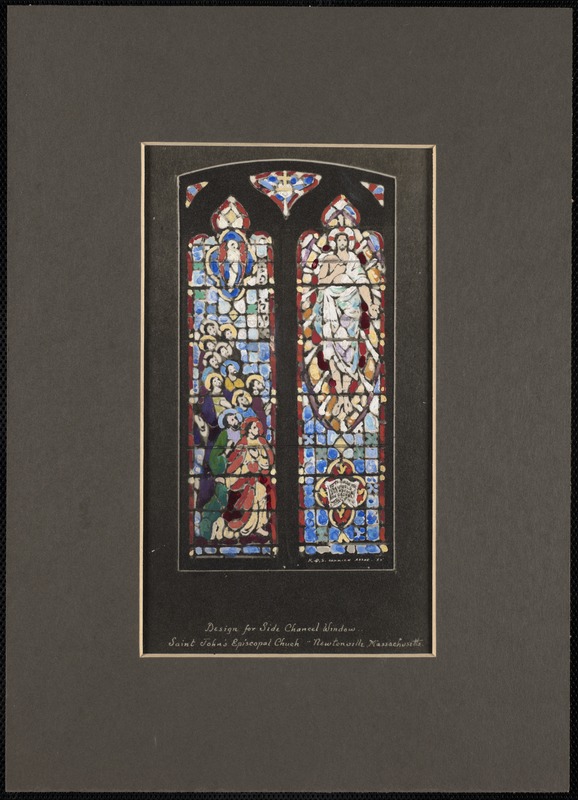 Design for side chancel window, Saint John's Episcopal Church ...