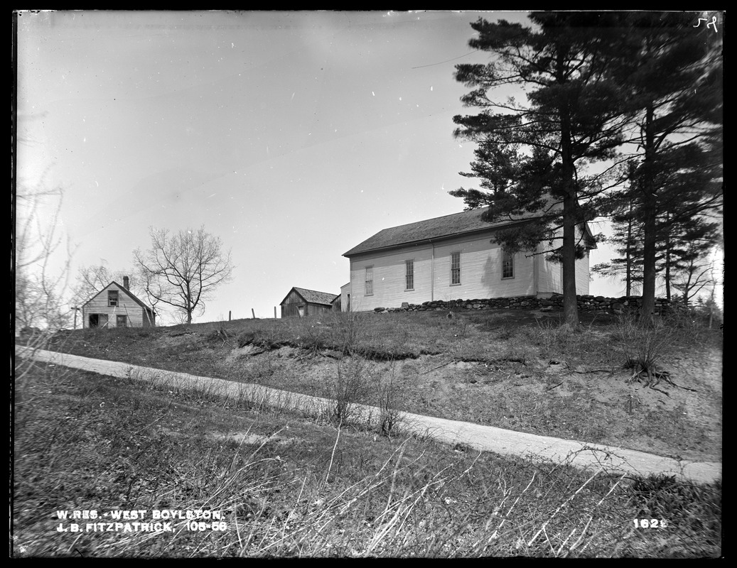 Wachusett Reservoir, J. B. Fitzpatrick, Catholic Hall And Dwelling, On ...