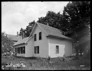 Wachusett Reservoir, Robert Holland's house, on the northerly side of May Street, from the northwest, Oakdale, West Boylston, Mass., Jun. 7, 1898