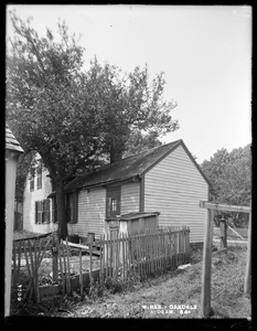 Wachusett Reservoir, A. Dean's house, on the easterly side of Pierson Street, from the northeast, Oakdale, West Boylston, Mass., Jun. 8, 1898