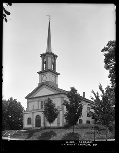 Wachusett Reservoir, Methodist Church, from the northeast, Oakdale, West Boylston, Mass., Jun. 16, 1898