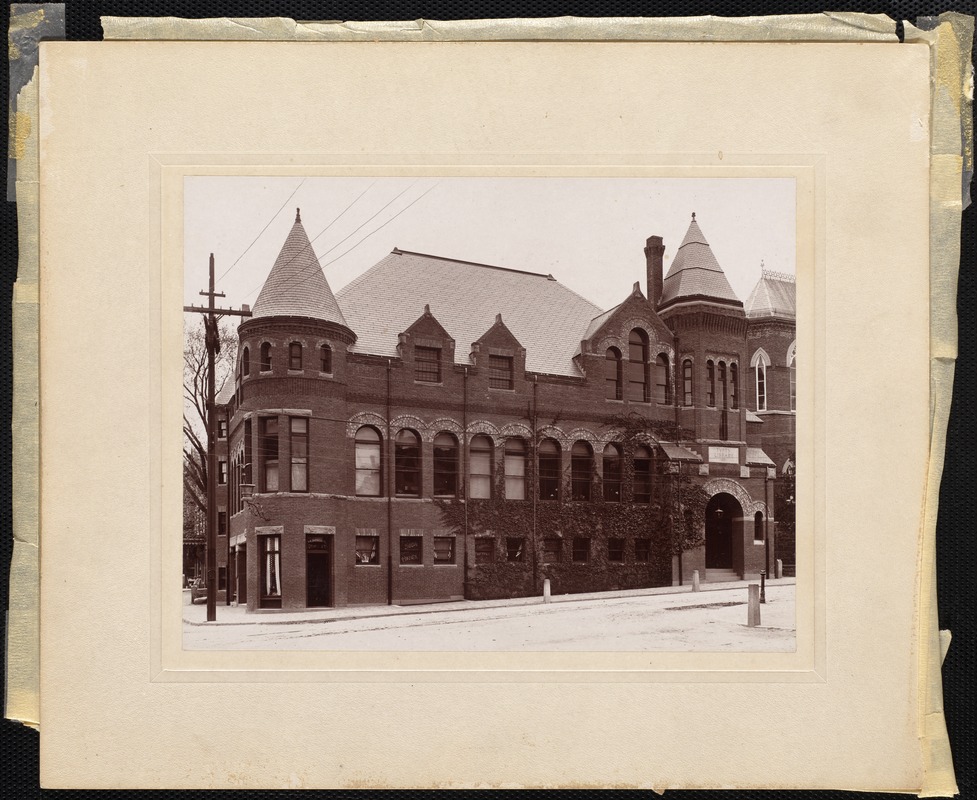 Tufts Library Weymouth circa 1894 or 5 Digital Commonwealth