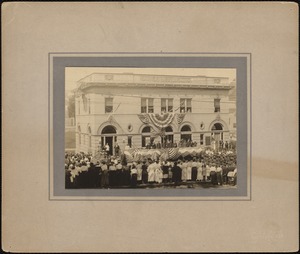 Scenes from the 1923 celebration of the town's founding